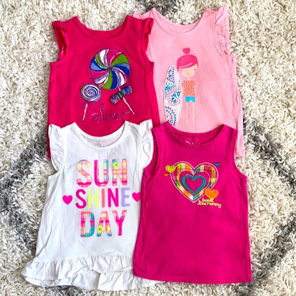 Bundle of 4 Shirts Girl Size 4